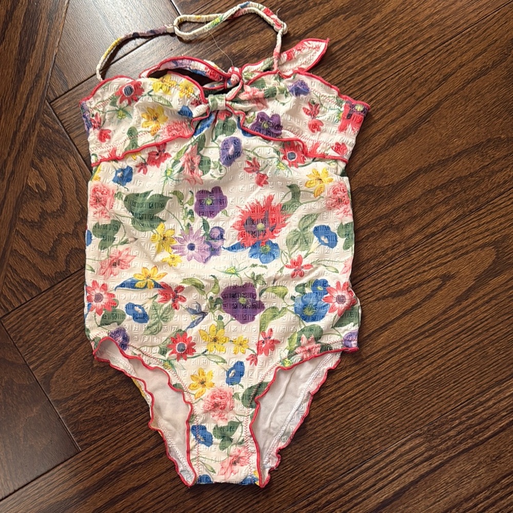 La Perla Floral Kids One Piece Swimsuit 6 116cm